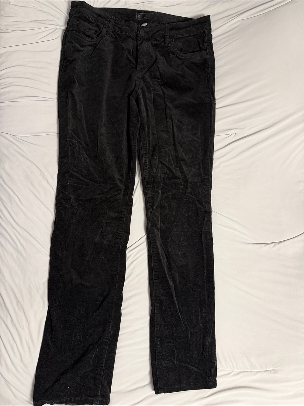Fall staple Kut From the Kloth Black Corduroy Pants size 12